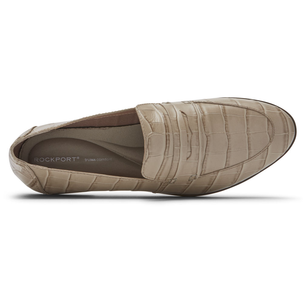 Rockport Loafers Dam Beige - Perpetua Penny - EDCOU7109